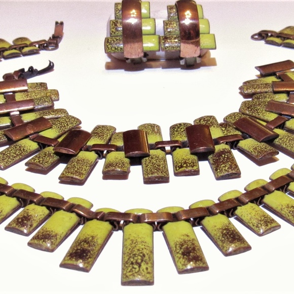 Matisse Renoir Jewelry - SOLD*Vintage Matisse Renoir Parure Necklace Set